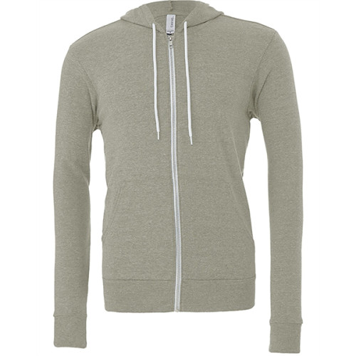 Unisex Sponge Fleece Full-Zip Hooded Sweatshirt