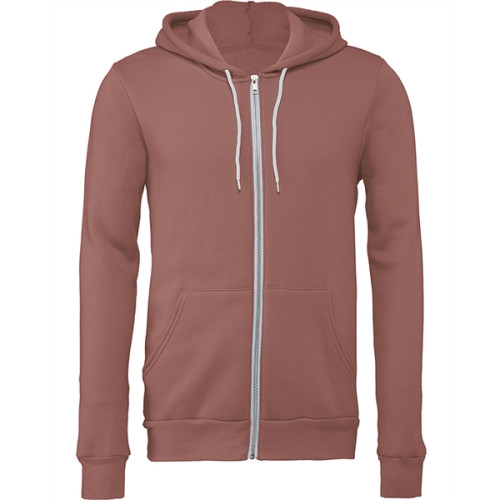 Unisex Sponge Fleece Full-Zip Hooded Sweatshirt