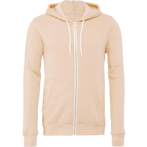 Unisex Sponge Fleece Full-Zip Hooded Sweatshirt