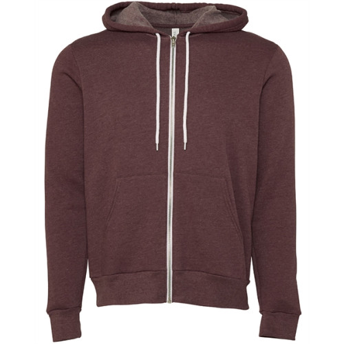 Unisex Sponge Fleece Full-Zip Hooded Sweatshirt
