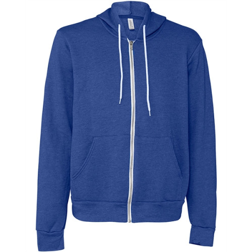 Unisex Sponge Fleece Full-Zip Hooded Sweatshirt