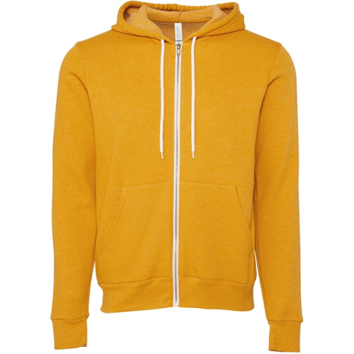 Unisex Sponge Fleece Full-Zip Hooded Sweatshirt
