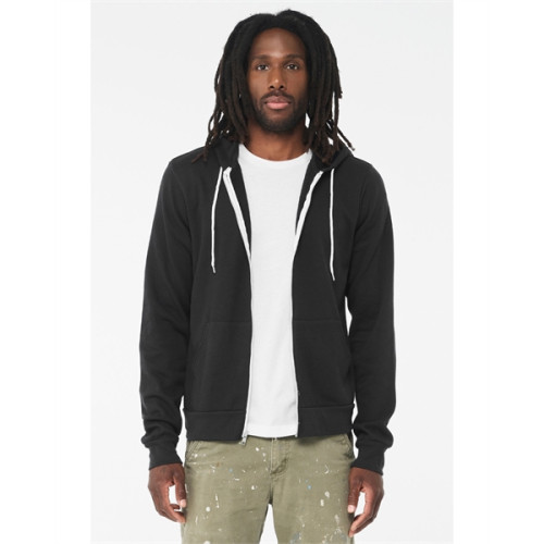 Unisex Sponge Fleece Full-Zip Hooded Sweatshirt