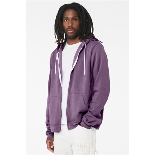 Unisex Sponge Fleece Full-Zip Hooded Sweatshirt