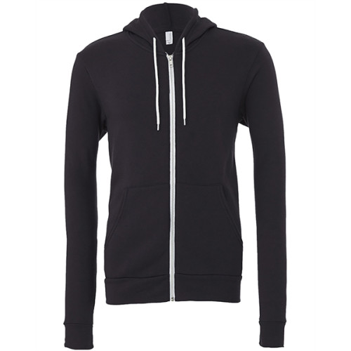 Unisex Sponge Fleece Full-Zip Hooded Sweatshirt