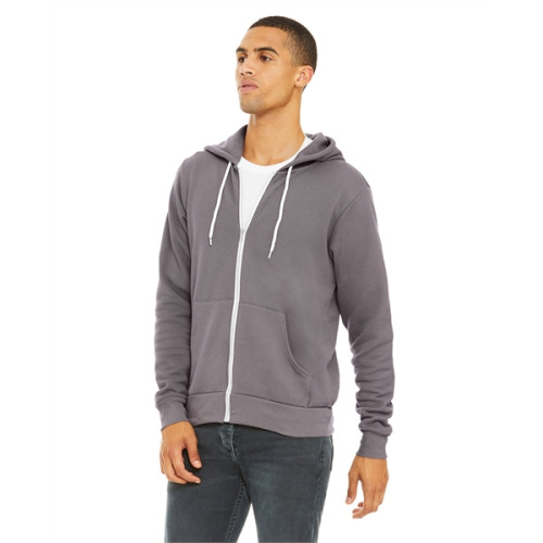 Unisex Sponge Fleece Full-Zip Hooded Sweatshirt