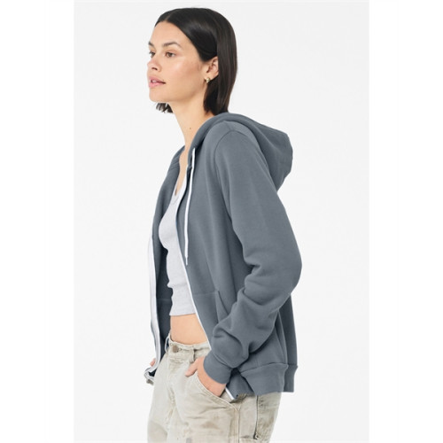 Unisex Sponge Fleece Full-Zip Hooded Sweatshirt