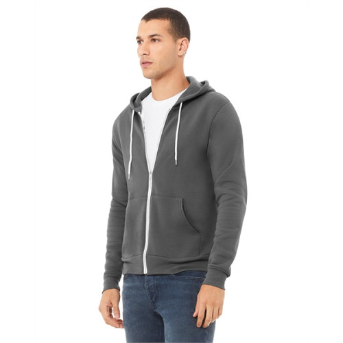 Unisex Sponge Fleece Full-Zip Hooded Sweatshirt