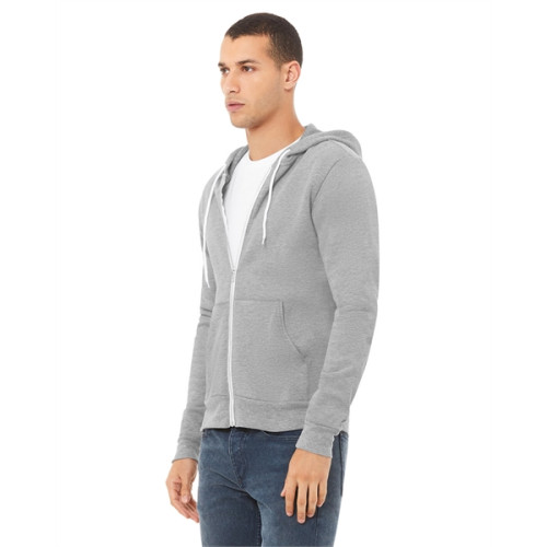 Unisex Sponge Fleece Full-Zip Hooded Sweatshirt