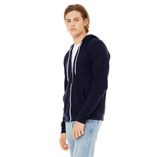 Unisex Sponge Fleece Full-Zip Hooded Sweatshirt
