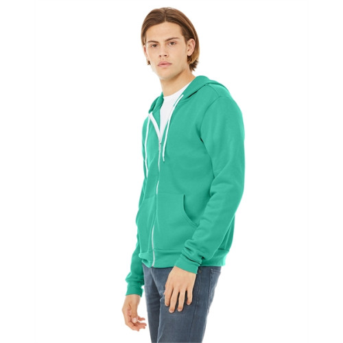 Unisex Sponge Fleece Full-Zip Hooded Sweatshirt