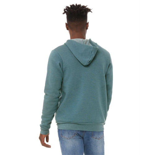 Unisex Sponge Fleece Full-Zip Hooded Sweatshirt