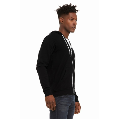 Unisex Sponge Fleece Full-Zip Hooded Sweatshirt