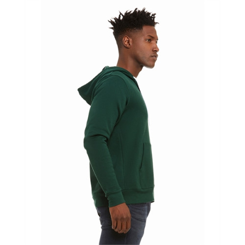 Unisex Sponge Fleece Full-Zip Hooded Sweatshirt
