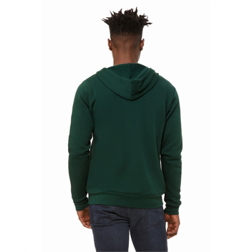 Unisex Sponge Fleece Full-Zip Hooded Sweatshirt