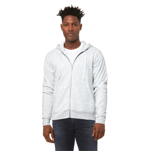 Unisex Sponge Fleece Full-Zip Hooded Sweatshirt