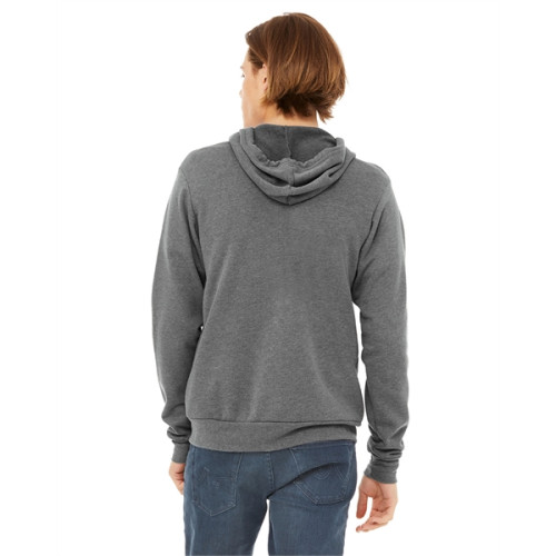 Unisex Sponge Fleece Full-Zip Hooded Sweatshirt