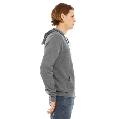 Unisex Sponge Fleece Full-Zip Hooded Sweatshirt