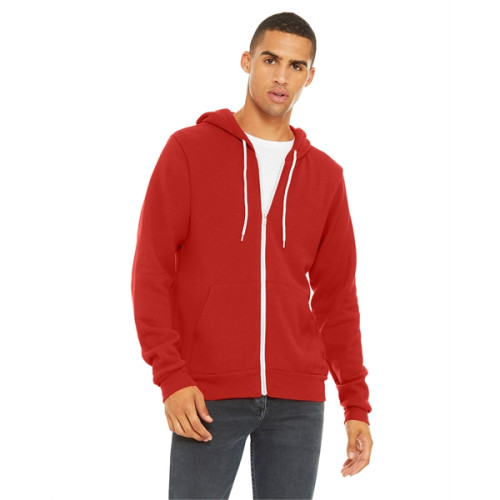 Unisex Sponge Fleece Full-Zip Hooded Sweatshirt