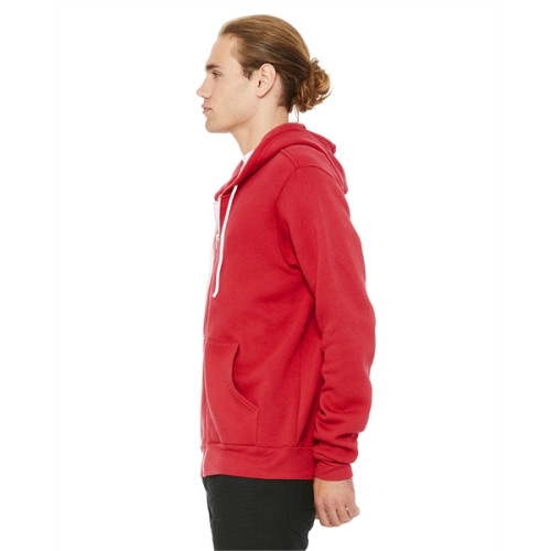 Unisex Sponge Fleece Full-Zip Hooded Sweatshirt