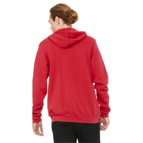 Unisex Sponge Fleece Full-Zip Hooded Sweatshirt