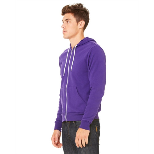 Unisex Sponge Fleece Full-Zip Hooded Sweatshirt
