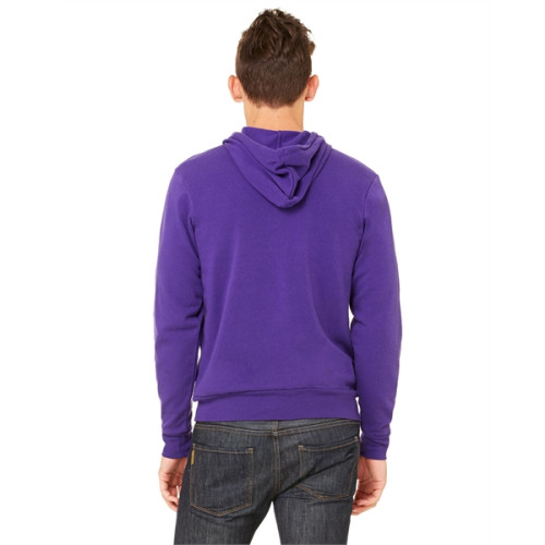 Unisex Sponge Fleece Full-Zip Hooded Sweatshirt