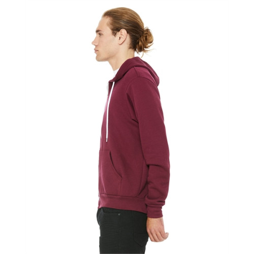 Unisex Sponge Fleece Full-Zip Hooded Sweatshirt