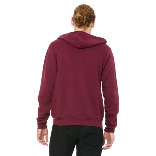 Unisex Sponge Fleece Full-Zip Hooded Sweatshirt
