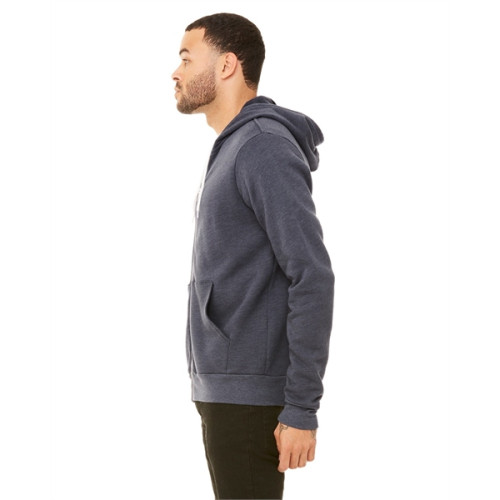 Unisex Sponge Fleece Full-Zip Hooded Sweatshirt