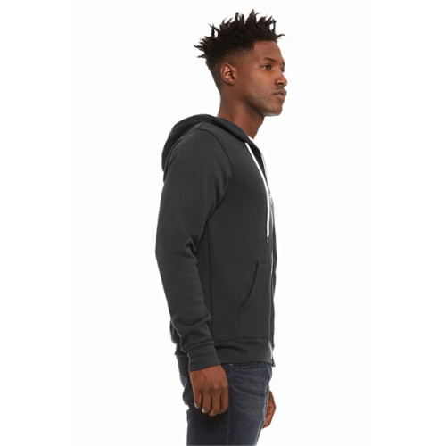 Unisex Sponge Fleece Full-Zip Hooded Sweatshirt
