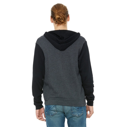 Unisex Sponge Fleece Full-Zip Hooded Sweatshirt