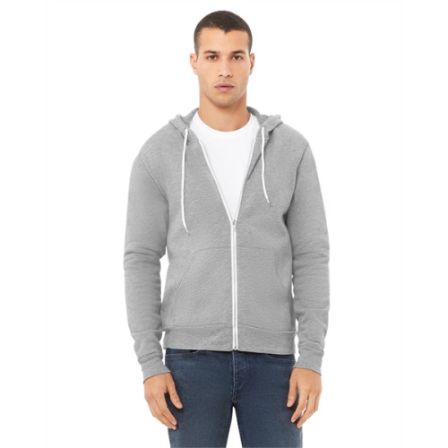 Unisex Sponge Fleece Full-Zip Hooded Sweatshirt