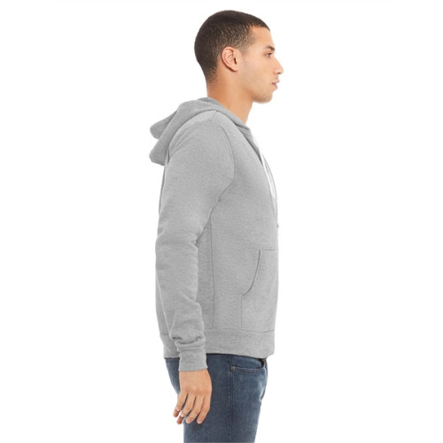 Unisex Sponge Fleece Full-Zip Hooded Sweatshirt