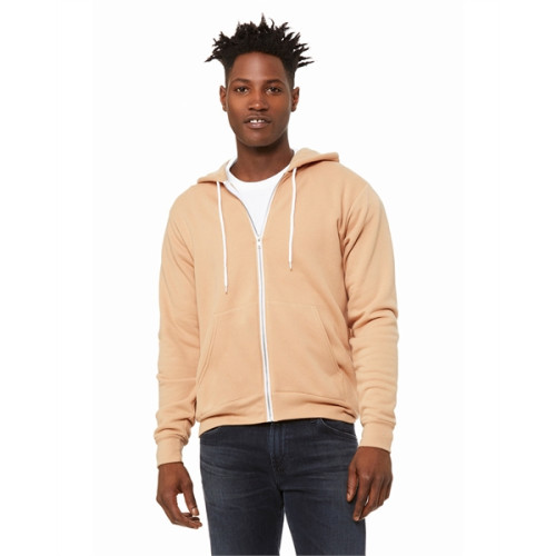 Unisex Sponge Fleece Full-Zip Hooded Sweatshirt