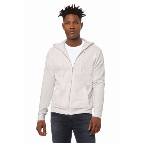 Unisex Sponge Fleece Full-Zip Hooded Sweatshirt