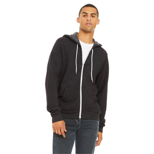 Unisex Sponge Fleece Full-Zip Hooded Sweatshirt