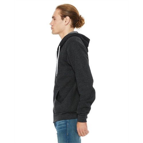 Unisex Sponge Fleece Full-Zip Hooded Sweatshirt