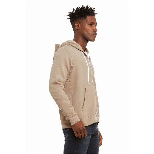 Unisex Sponge Fleece Full-Zip Hooded Sweatshirt