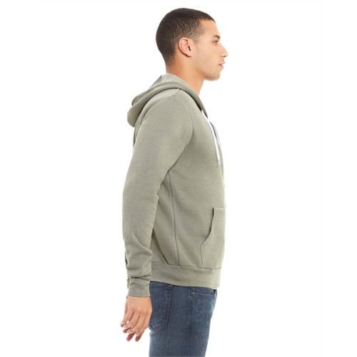 Unisex Sponge Fleece Full-Zip Hooded Sweatshirt