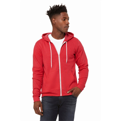 Unisex Sponge Fleece Full-Zip Hooded Sweatshirt