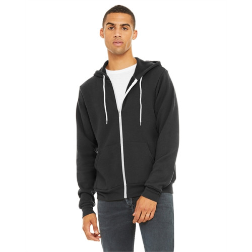 Unisex Sponge Fleece Full-Zip Hooded Sweatshirt