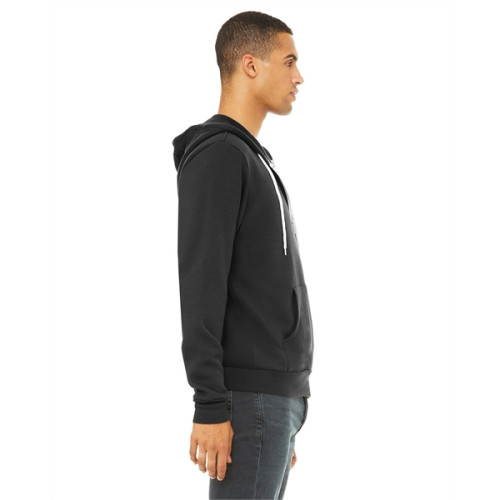 Unisex Sponge Fleece Full-Zip Hooded Sweatshirt