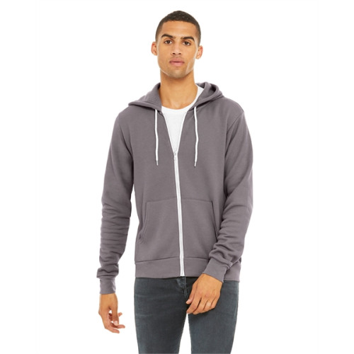Unisex Sponge Fleece Full-Zip Hooded Sweatshirt