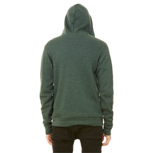 Unisex Sponge Fleece Full-Zip Hooded Sweatshirt