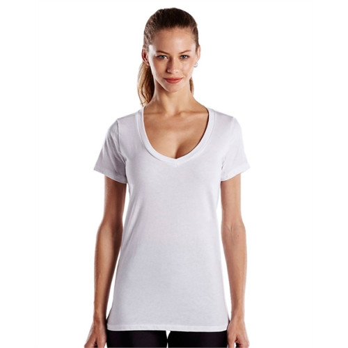 Ladies' Made in USA Short-Sleeve V-Neck T-Shirt