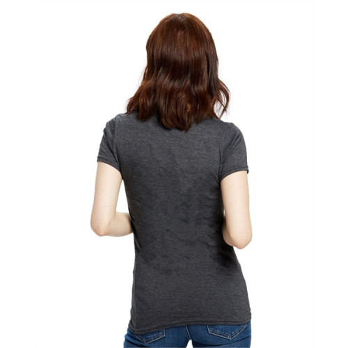 Ladies' Made in USA Short-Sleeve V-Neck T-Shirt