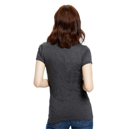 Ladies' Made in USA Short-Sleeve V-Neck T-Shirt