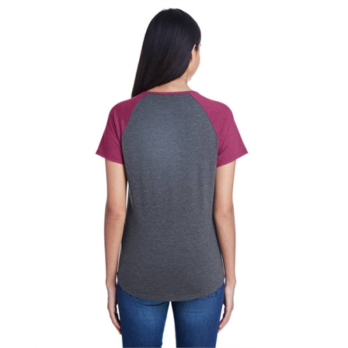 Anvil Ladies' Tri-Blend Raglan T-Shirt