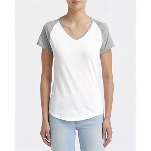Anvil Ladies' Tri-Blend Raglan T-Shirt